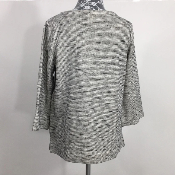 Pure J. Jill Heathered Gray Pullover Sweater XS - Picture 3 of 10